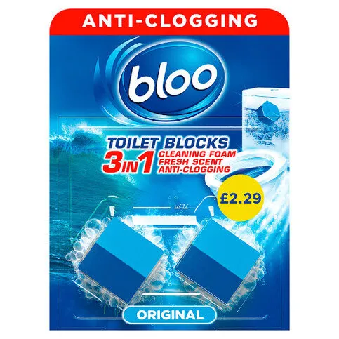 Bloo Original Toilet Blocks 100g (2 x 50g)