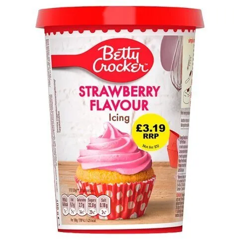 Betty Crocker Strawberry Flavour Icing 400g