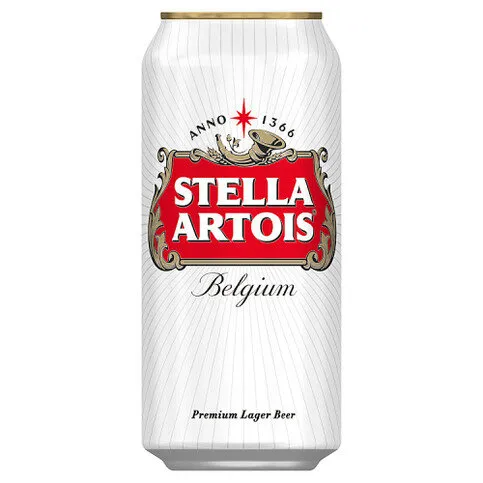 Stella Artois Belgium Premium Lager Beer 440ml